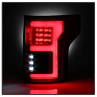 Thumbnail for Spyder 15-18 Ford F-150 LED Tail Lights (w/Blind Spot) - Red Clear (ALT-YD-FF15015BS-LBLED-RC)