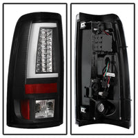 Thumbnail for Spyder Chevy Silverado 1500/2500 99-02 Version 2 LED Tail Lights - Black ALT-YD-CS99V2-LED-BK
