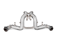 Thumbnail for Akrapovic 16-17 McLaren 540C 570S Slip-On Line (Titanium) w/ Carbon Tips
