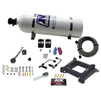 Thumbnail for Nitrous Express 4150 Gemini Stage 6 Nitrous Kit (50-300HP) w/15lb Bottle