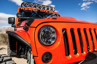 Thumbnail for KC HiLiTES 07-18 Jeep JK (Not for Rubicon/Sahara) 7in. Gravity LED Pro DOT Headlight (Pair Pack Sys)