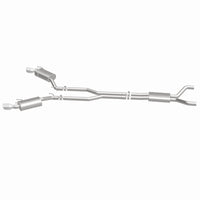 Thumbnail for MagnaFlow Cat-Back Stainless Dual Split Rear Exit 4in Polished Tips 11-15 Chevy Camaro 3.6L V6