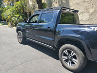 Thumbnail for Go Rhino 18-23 Toyota Tacoma 4Door Frame Mount Sliders - Textured Black