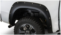 Thumbnail for Bushwacker 07-13 Toyota Tundra Fleetside Pocket Style Flares 4pc 97.6/78.7/66.7in Bed - Black
