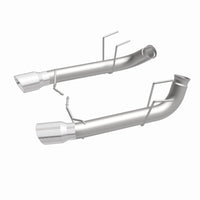 Thumbnail for MagnaFlow 13 Ford Mustang Dual Split Rear Exit Stainless Axle-Back Cat Back Exhaust (Competition)