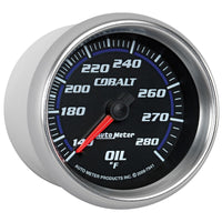 Thumbnail for Autometer Cobalt 66.7mm 140-280 Degree F Mechanical Oil Temperature Gauge