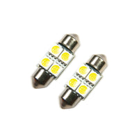 Thumbnail for Oracle 33MM 4 LED 3-Chip Festoon Bulbs (Pair) - Cool White SEE WARRANTY