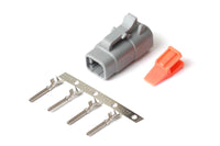 Thumbnail for Haltech Male Deutsch DTM-4 Connector 7.5 Amp Plug & Pins