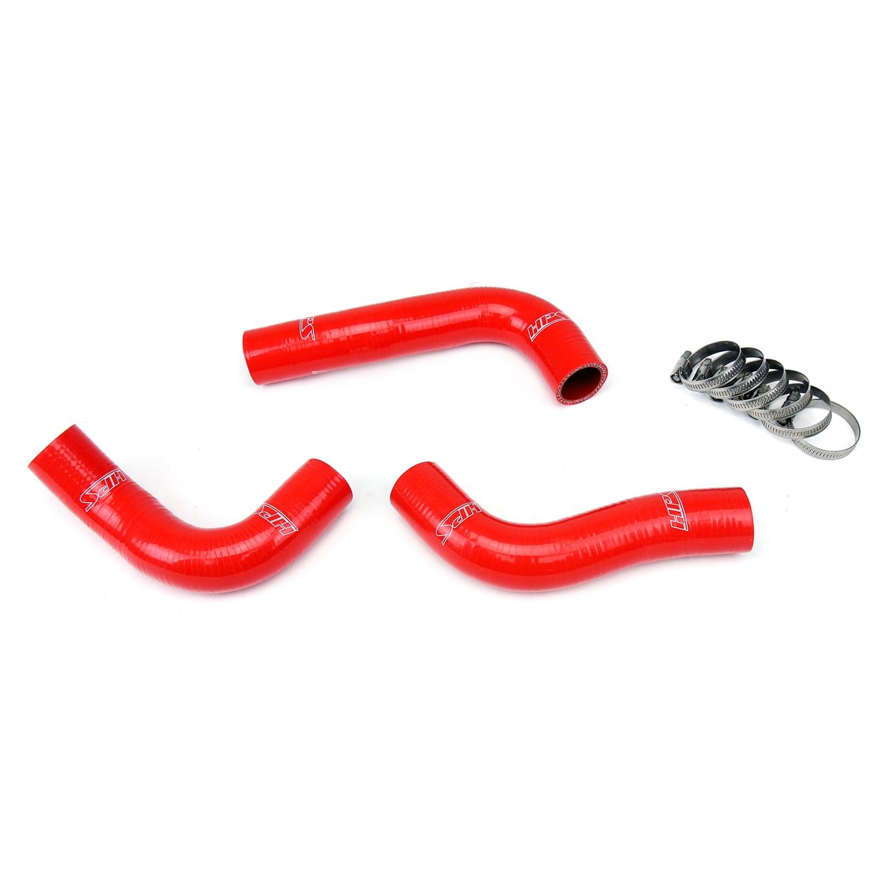 HPS Red Reinforced Silicone Radiator Hose Kit Coolant for Mazda 94-97 Miata