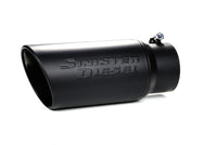 Thumbnail for Sinister Diesel Universal Black Ceramic Coated Stainless Steel Exhaust Tip (4in to 5in)
