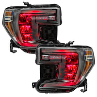 Thumbnail for Oracle 19-21 Silverado/Sierra 1500 RGB Demon Eye Headlight Kit - w/o Controller SEE WARRANTY