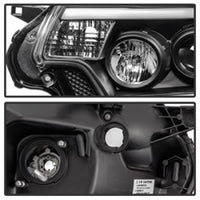 Thumbnail for Spyder Toyota Tacoma 12-15 Projector Headlights Light Bar DRL Black PRO-YD-TT12-LBDRL-BK