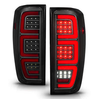 Thumbnail for Anzo 19-23 GMC Sierra 1500/2500HD/3500HD Smoke Black Replacement Full LED Bar Tail Light