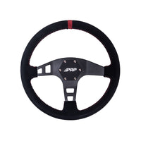 Thumbnail for PRP Flat Suede Steering Wheel- Red
