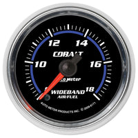 Thumbnail for Autometer Cobalt 52mm Wideband Analog Air/Fuel Ratio Gauge