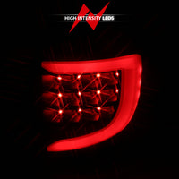 Thumbnail for ANZO 2004-2007 Dodge Grand Caravan LED Tail Lights w/ Light Bar Black Housing Smoke Lens