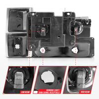 Thumbnail for ANZO 88-98 Chevrolet C1500 Crystal Headlights Black