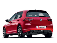 Thumbnail for Akrapovic 13-17 Volkswagen Golf GTI (VII) Slip-On Race Line (Titanium) w/ Carbon Tips