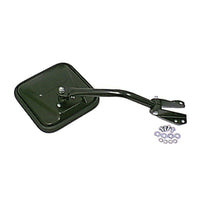 Thumbnail for Omix Mirror Head and Arm Blk Lt-Side- 55-86 CJ Models