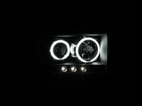 Thumbnail for ANZO 2005-2007 Ford Excursion Projector Headlights w/ Halo Black w/ LED Strip (CCFL) 1pc