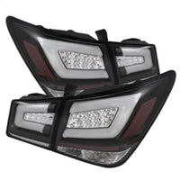 Thumbnail for Spyder Chevy Cruze 2011-2014 Light Bar LED Tail Lights Black ALT-YD-CCRZ11-LBLED-BK