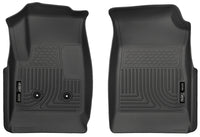 Thumbnail for Husky Liners 15 Colorado Crew Cab/Ext Cab WeatherBeater Black Front Floor Liner