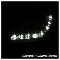 Thumbnail for Spyder Audi A4 06-08 Projector Headlights Halogen Model Only - DRL Black PRO-YD-AA405-DRL-BK