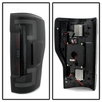 Thumbnail for Spyder 17-18 Ford F-250 Super Duty (Excl LED Models) LED Tail Lights - Blk Smk (ALT-YD-FS17-LED-BSM)