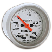 Thumbnail for Autometer Ultra-Lite 52mm 30 PSI Electronic Boost Gauge