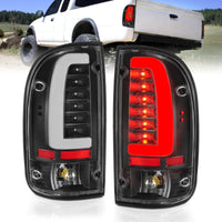 Thumbnail for ANZO 95-00 Toyota Tacoma LED Taillights Black Housing Clear Lens (Pair)