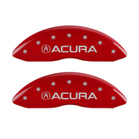 Thumbnail for MGP 4 Caliper Covers Front Acura Rear MDX Red Finish Silver Characters