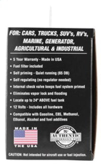 Thumbnail for K&N Performance Electric Fuel Pump 1-2 PSI