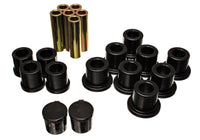 Thumbnail for Energy Suspension Rear Spring Bushing Set - Black