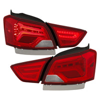 Thumbnail for ANZO 14-18 Chevrolet Impala LED Taillights Red/Clear
