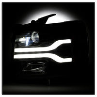 Thumbnail for Spyder Chevy Silverado 1500 07-13/2500HD/3500HD 07-14 LED Black PRO-YD-CS07V3PL-BK