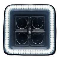 Thumbnail for Oracle Off-Road 3in W Square Spotlight with Halo - White SEE WARRANTY
