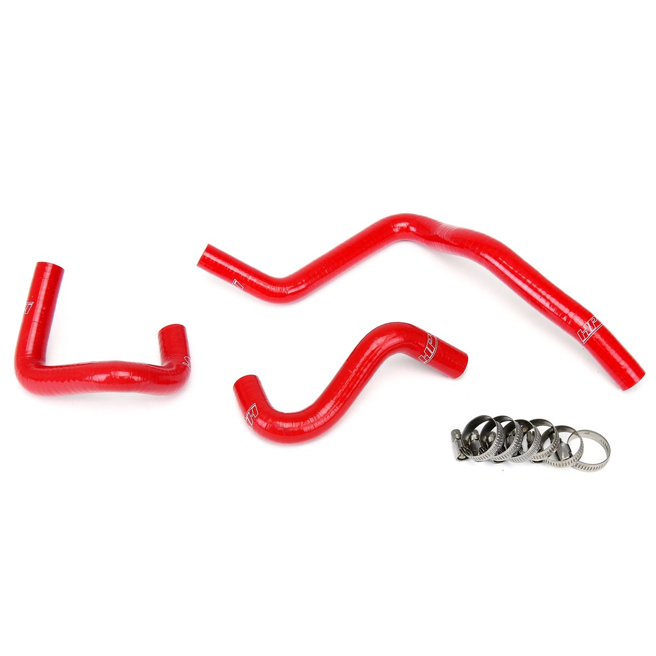 HPS Red Reinforced Silicone Engine Oil Cooler Coolant Hose Kit for Nissan 03-06 350Z 3.5L V6 VQ35DE