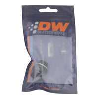 Thumbnail for DeatschWerks 8AN ORB Male to M16 X 1.5 Metric Male (Incl O-Ring and Washer) - Anodized Matte Black