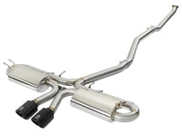 Thumbnail for aFe Takeda 3in 304 SS Cat-Back Exhaust w/ Dual Center Black Tips 17+ Honda Civic Si (2dr) I4 1.5L