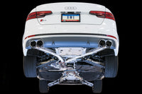 Thumbnail for AWE Tuning Audi B9 S4 Track Edition Exhaust - Non-Resonated (Black 102mm Tips)
