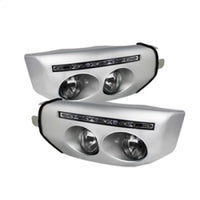Thumbnail for Spyder Toyota FJ Cruiser 07-14 Fog Lights W LED Daytime Running Lights w/swch- Clear FL-DRL-TFJ07-C