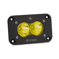 Thumbnail for Baja Designs S2 Pro Flush Mount Spot Pattern LED Work Light - Amber