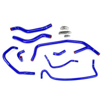 Thumbnail for HPS Blue Reinforced Silicone Radiator and Heater Hose Kit Coolant for Ford 2015-2019 Mustang Ecoboost 2.3L Turbo
