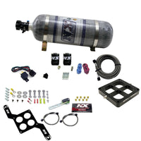 Thumbnail for Nitrous Express Dominator Single Entry Crossbar Pro-Power Nitrous Kit (100-500HP) w/Comp Bottle
