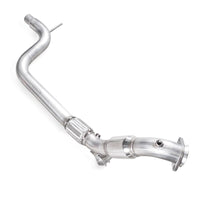Thumbnail for Stainless Works 2015-16 Mustang Downpipe 3in High-Flow Cats Factory Connection