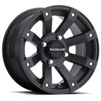 Thumbnail for Raceline A79 Scorpion 14x7in / 4x156 BP / 5mm Offset / 132.5mm Bore - Satin Black Wheel
