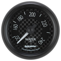Thumbnail for Autometer GT Series 52mm Mechanical 120-240 Deg F Water Temperature Gauge