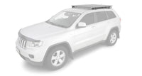 Thumbnail for Rhino-Rack 11-21 Jeep Grand Cherokee WK2 4DR (w/ Metal Roof Rails) Backbone Mounting System - Black