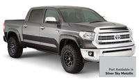 Thumbnail for Bushwacker 16-18 Toyota Tundra Fleetside Pocket Style Flares 4pc 66.7/78.7/97.6in Bed - Silver Sky