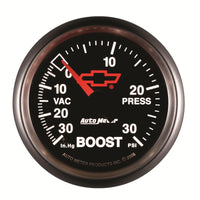 Thumbnail for Autometer Sport-Comp II GM 52mm 30 PSI Mechanical Boost Vacumm Gauge